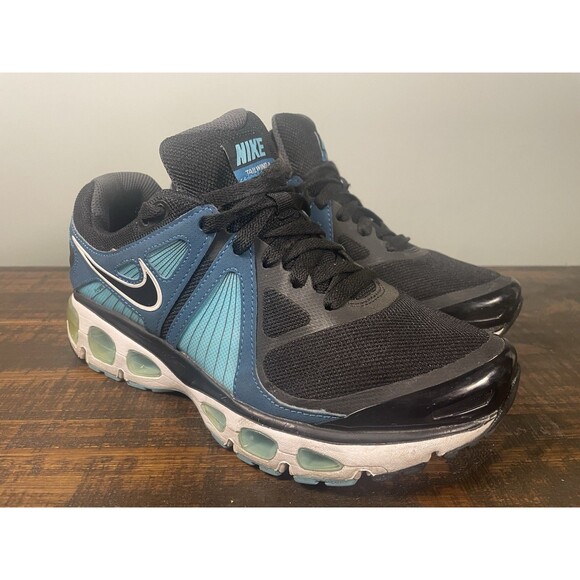 Nike Air Max Tailwind+ 4 Men’s Size 8 Running Shoes Black Blue 453975-002 - Picture 2 of 9